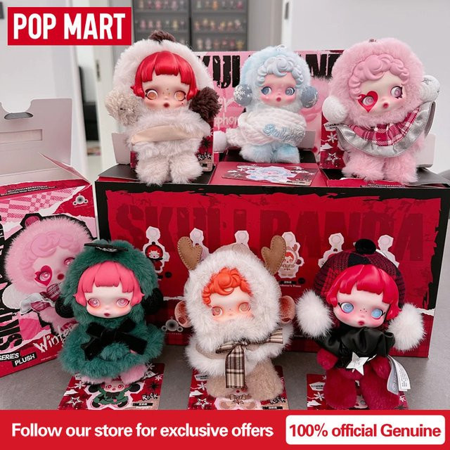 POP MART SKULLPANDA Winter Symphony Serie Blind Box Sammelfigur für Mädchen - Bild 1