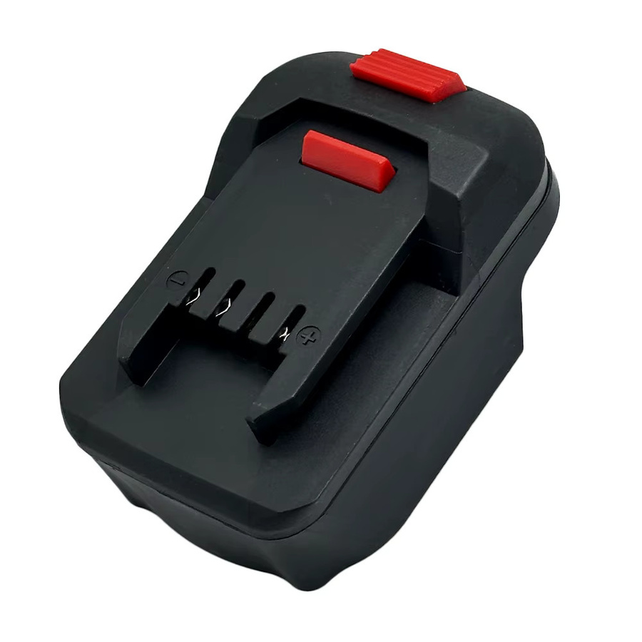 Akku-Konverter für Makita 18 V Lithium-Akkus zur Nutzung mit Parkside X20V Li-Ion Elektrowerkzeugen, Farbe: Schwarz - Bild 2