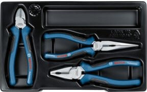 Bosch Professional Zangen-Set 3-teilig aus gehärtetem Stahl in Blau - Bild 2