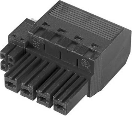 Weidmüller Buchsengehäuse-Kabel Schwarz mit 30 Stück und 7,62 mm Rastermaß - Bild 1