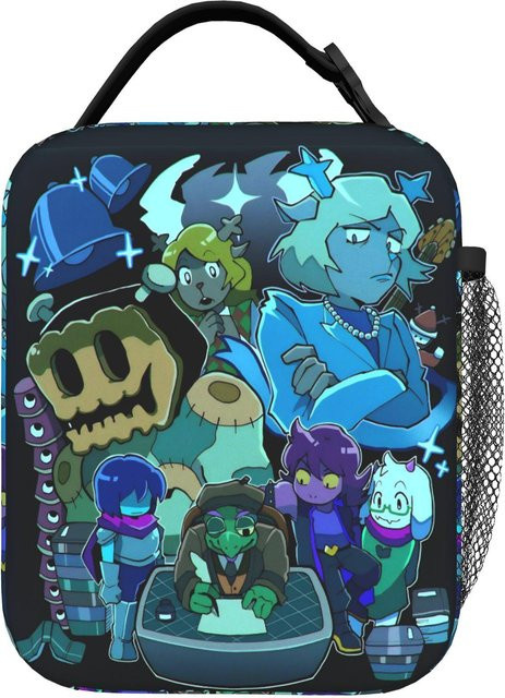 Isolierte Lunchtasche Deltarune Mr Ant Tenna TV Time von Fancy Style Studio, Mehrfarbig, Kühltasche für Schule und Picknick - Bild 1