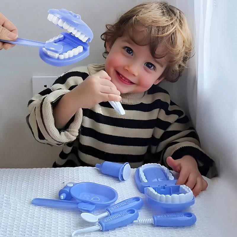 Yiran toy Montessori Lernspielzeug Zähneputzen Berufe blau 3-6 Jahre - Bild 4
