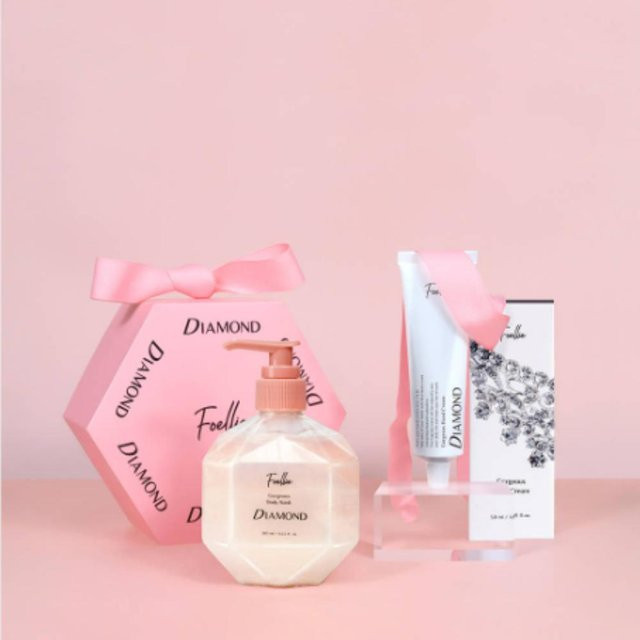 Foellie Gorgeous Handcreme und Duschgel Geschenkset, Damen - Bild 1