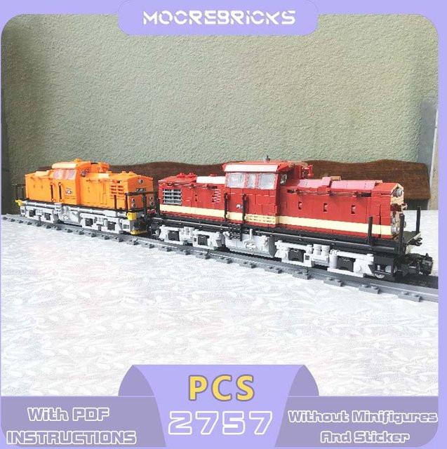 MOCREBRICKS Deutsche V100 BR110 BR112 Diesellokomotive, Bausteine, Modell - Bild 1