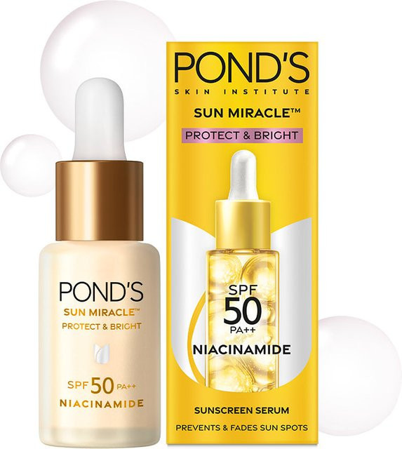 Pond's Serum Boost Sonnencreme LSF 50, 14 ml, mit Niacinamid und Vitamin C - Bild 1
