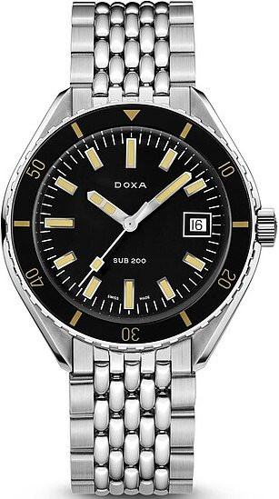 Doxa SUB200 Sharkhunter Armbanduhr, Automatik, Edelstahl, 42 mm, Herren - Bild 1