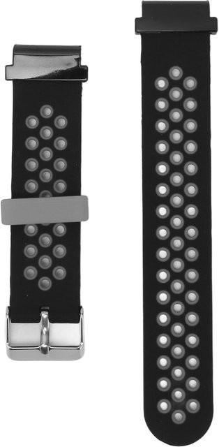Neoglint Uhrenarmband Silikon, 20 mm, dunkelgrau, Unisex - Bild 1