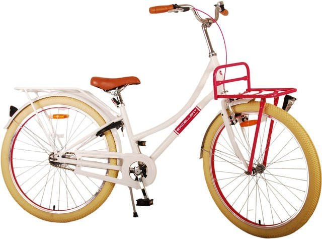 TPFSports Excellent Kinderfahrrad, Mädchen, 26 Zoll, Weiß, Rücktritt + Handbremse - Bild 1