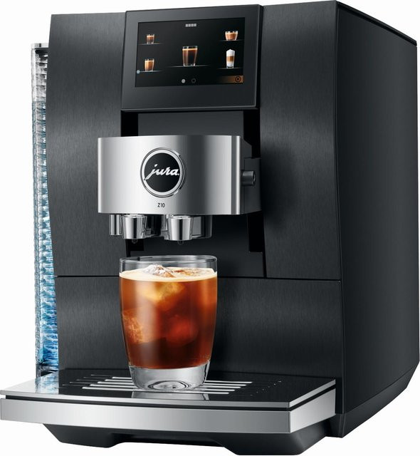 Jura Z10 Signature Line Kaffeevollautomat Aluminium Dark Inox mit Touchdisplay und Cold Brew Funktion - Bild 1