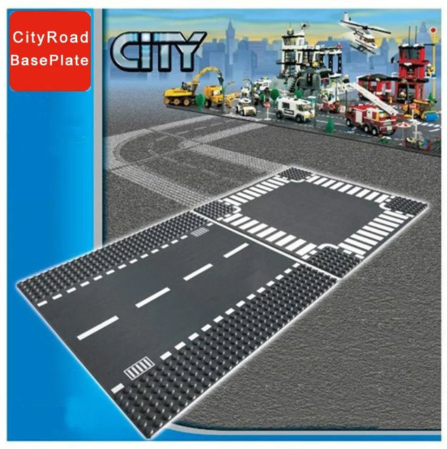AMAZINGBLOKS Klassische Bausteine Grundplatte Stadt, Kunststoff - Bild 1