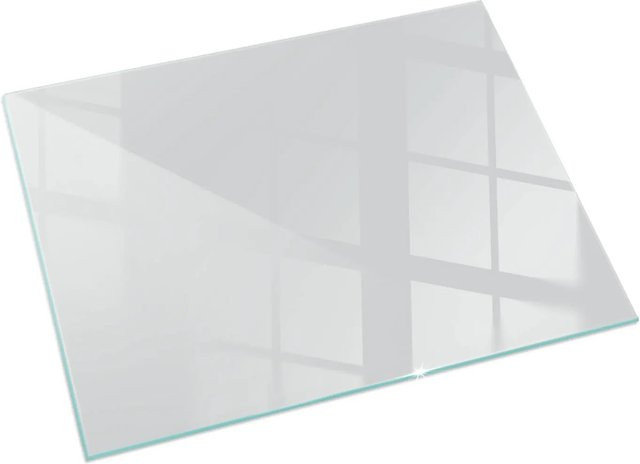 Tulup Glasplatte für Kamin in Grau, Rechteck, B: 120 cm, T: 80 cm - Bild 1