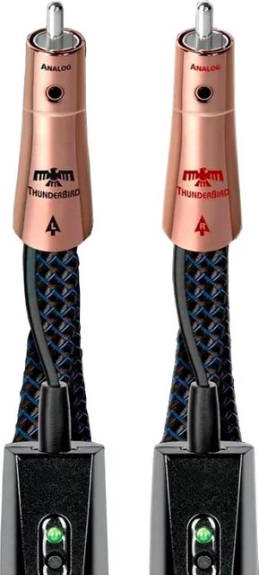 ThunderBird RCA-Kabel PSC+ aus Massivkupfer für HiFi-Audio-Verstärker, 2 Stecker auf 2 Stecker - Bild 1
