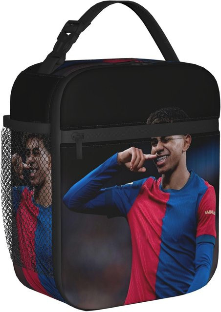 Isolierte Lunchtasche Lamine Y-Yamal von Fancy Style Studio in Schwarz für Büro und Reise - Bild 1