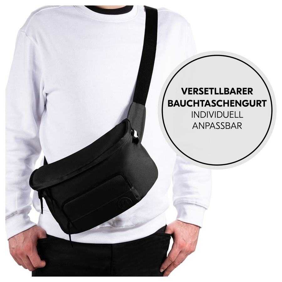 Hauck Universal Kinderwagen Organizer und Bauchtasche in Schwarz - Bild 6