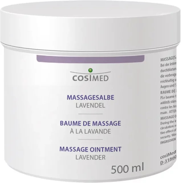 CosiMed Massageöl Lavendel, 500 ml, Unisex - Bild 1