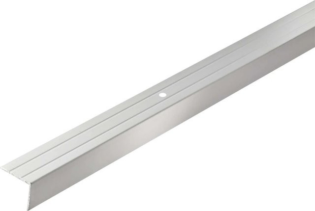 Arcansas Treppenkantenprofil Aluminium Silber B/H/L: 25 x 2 x 1000 mm - Bild 1