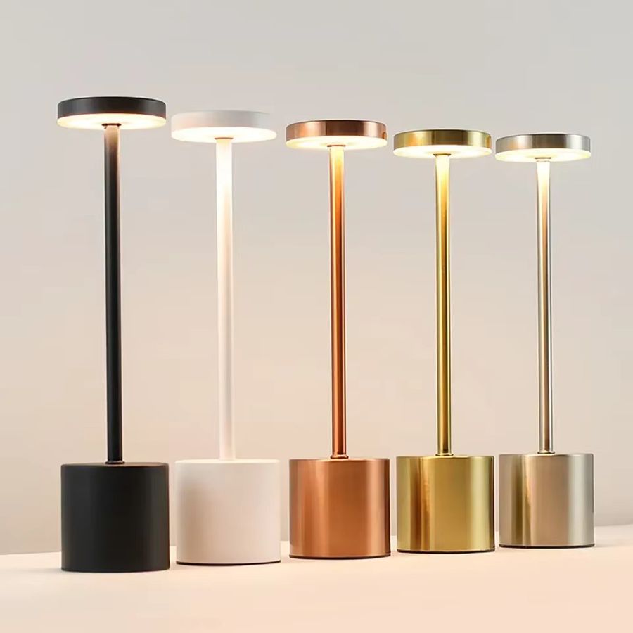 KDULIT Wiederaufladbare LED-Schreibtischlampe mit Touch-Steuerung und 3-farbigem dimmbarem Licht für modernes Büro und Zuhause - Bild 2