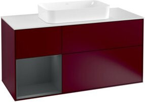 V&B Waschtischunterschrank Finion in Lackoptik mit Rechtsöffnung, Breite: 120 cm, Tiefe: 50,1 cm, Höhe: 50,1 cm - Bild 1