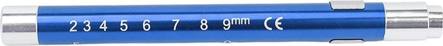 GoolRC Medizinische LED Stiftlampe aus Aluminiumlegierung mit konkakem Kopf und blauem Licht - Bild 1