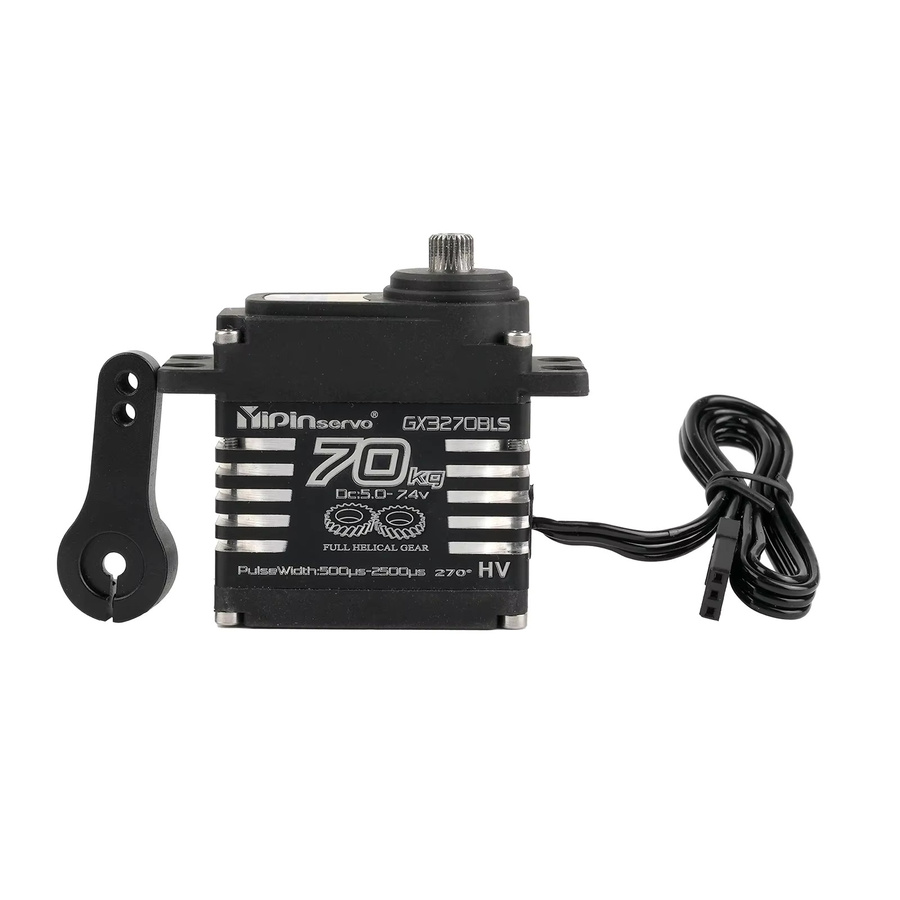 Stemedu Digital YP3270BLS RC Servo, Bürstenloser Motor, IP68, mit Stahl Getriebe, 25T Arm - Bild 2