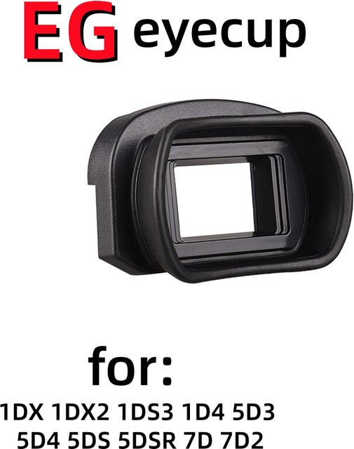Canon Gummi-Augenmuschel-Abdeckung für Sucher und Okular in Schwarz, passend für 1DX, 1DX2, 1DS3, 1D4, 5D3, 5D4, 5DS, 5DSR und 7D II - Bild 1