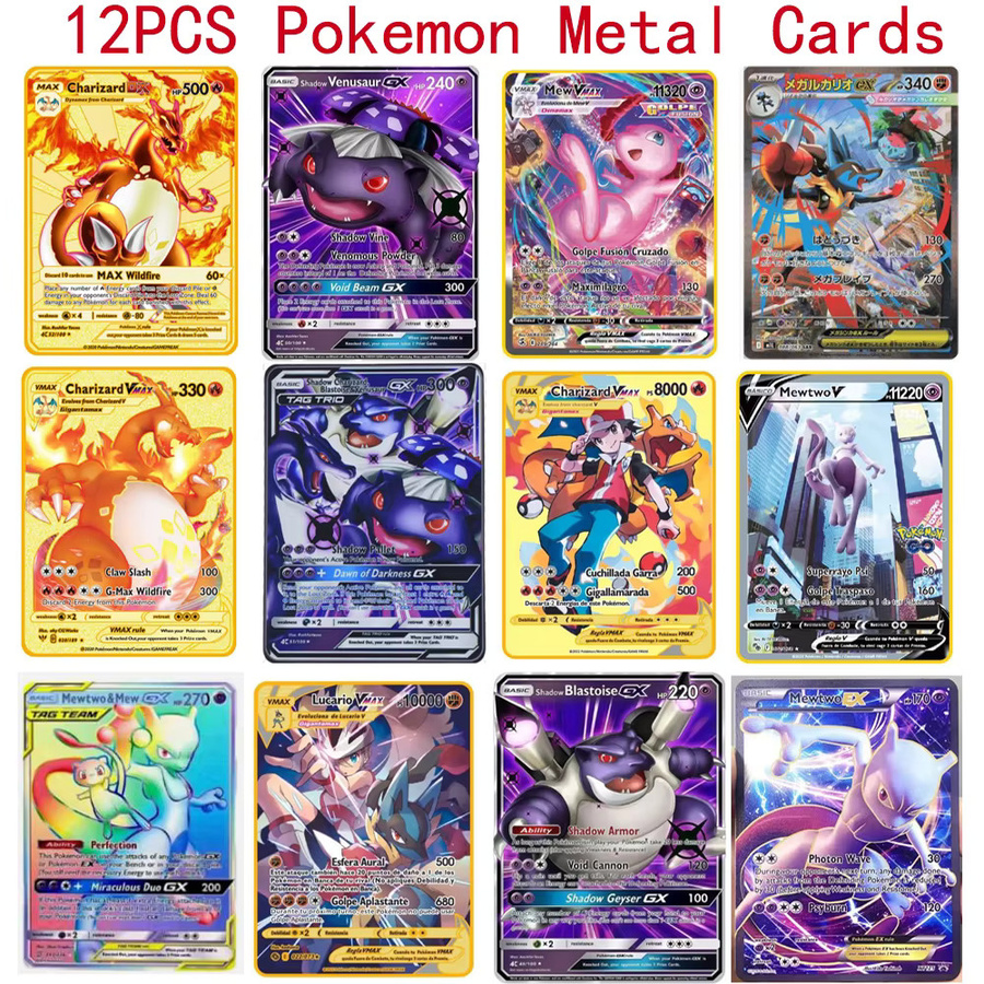 Bandai Pokémon Sammelkarte, Metall, englisch, bunt - Bild 1