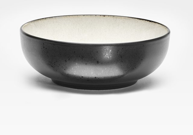 Schale Töchter & Söhne MAX in Sand, Schwarz und Beige B/T/H: 21,0 x 21,0 x 7,3 cm - Bild 1