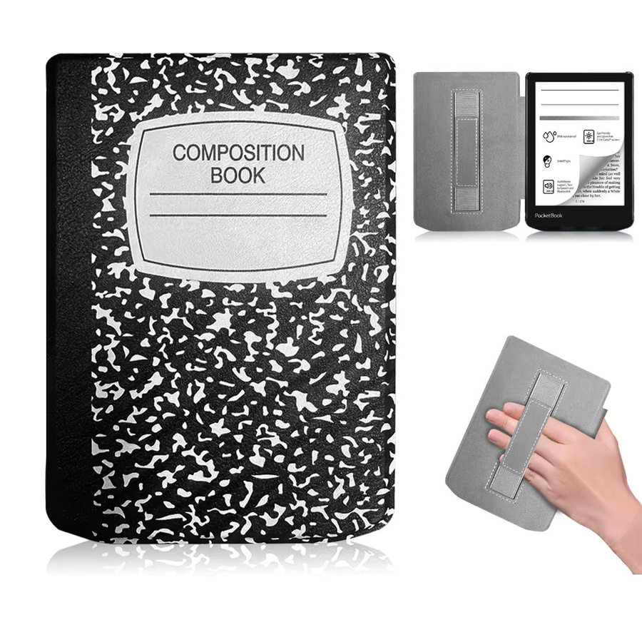 Stoßfeste Hartschalen-Schutzhülle für PocketBook Verse Lite Pro Color 6' EBook mit Handschlaufe von YOUQEEC in Blau - Bild 7