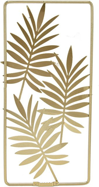 Metallblatt Wanddeko mfySpace in Gold im Nordischen Stil aus Eisen - Bild 1