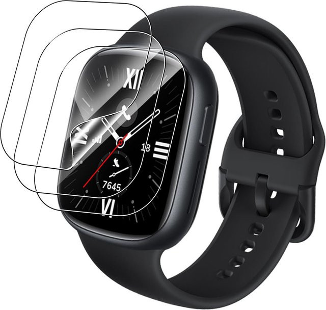3er-Set HD Displayschutzfolie aus TPU für Huami Amazfit Bip 5 Smartwatch in Transparent - Bild 1
