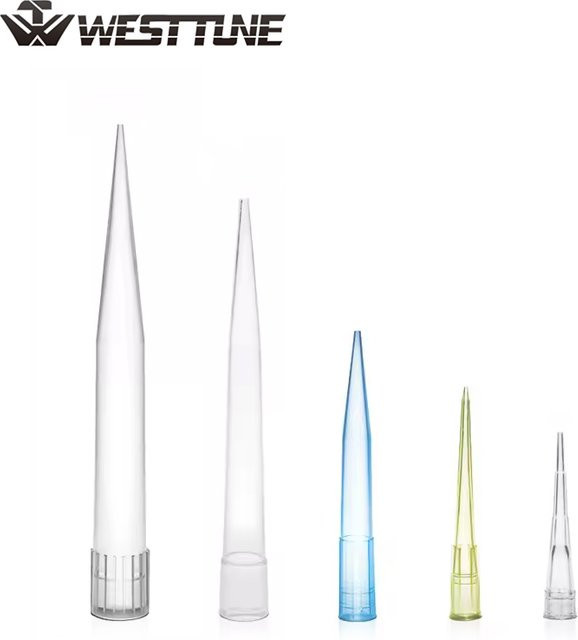 Westtune Laboratory Universal Pipettenspitzen aus Kunststoff, transparent, für 10ul, 200ul, 1ml, 5ml und 10ml - Bild 1