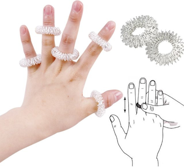 Raiuleko Akupressur-Ring-Set, 100 Stück, Unisex - Bild 1