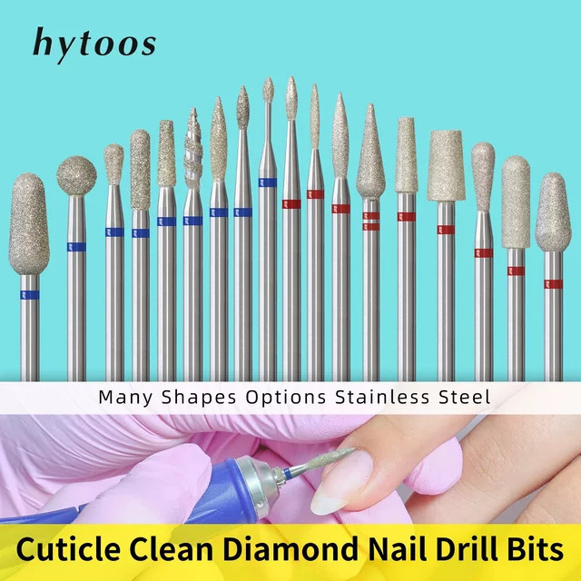 Hytoos Nagelbohrer Diamant, professioneller Nagelreiniger, Unisex - Bild 1