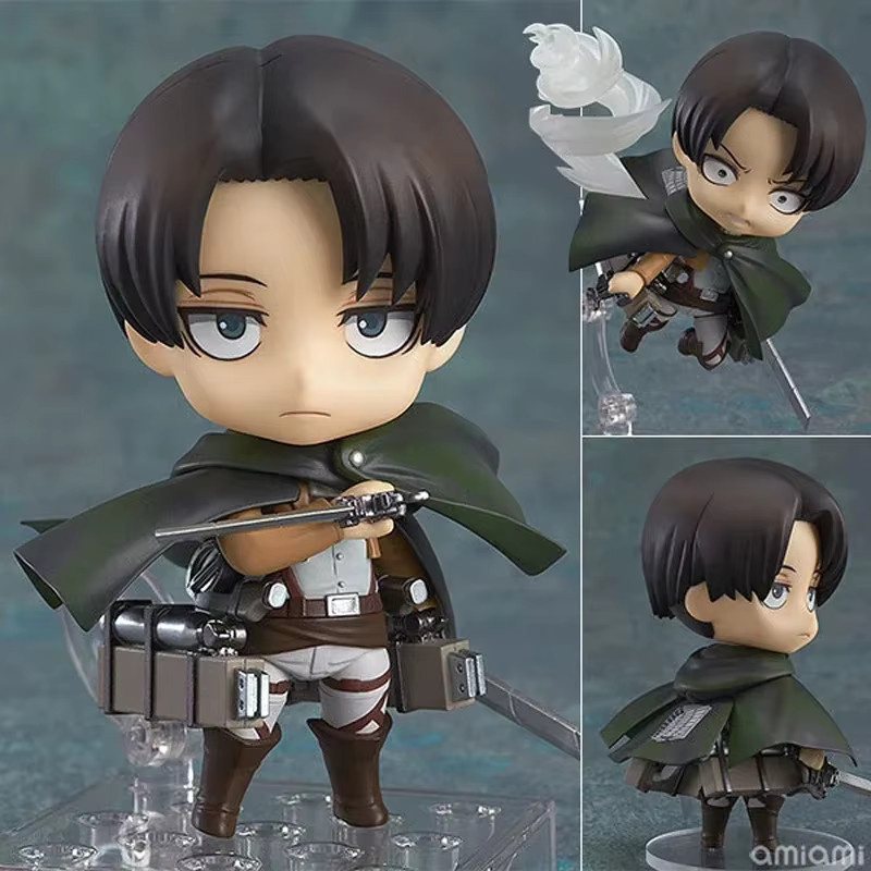 KONBORE Attack on Titan Levi Ackerman, Eren Yeager, Mikasa Ackerman, Actionfiguren, Sammlermodell, Einzelfigur - Bild 2