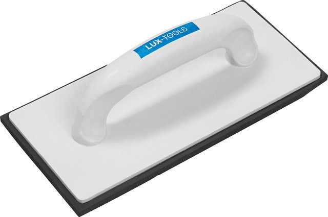 LUX-TOOLS Fliesenwaschbrett aus Kunststoff mit Gummiauflage in Weiß, B/H: 27,0 x 13,0 cm - Bild 1