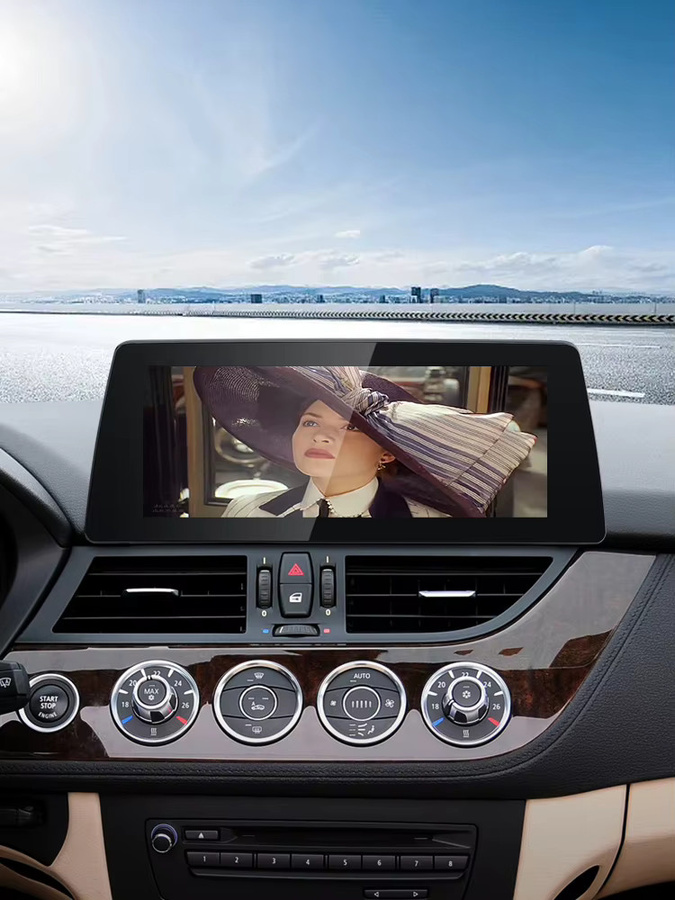 STWEI Wireless CarPlay Android 14 Bildschirm mit Qualcomm Snapdragon 665 und GPS für BMW Z4 E85 E86 E89 CIC in Schwarz - Bild 4
