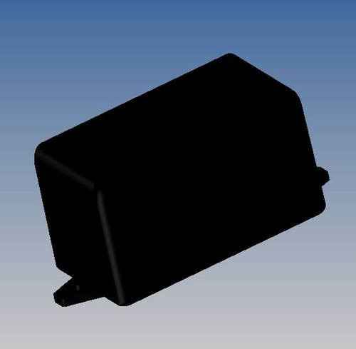 TEKO SR03-E.9 Universal-Gehäuse aus ABS-Kunststoff in Schwarz, B/T/H: 71,5 x 38,3 x 40,9 cm - Bild 1