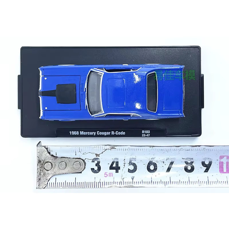 M2 1968 Mercury Cougar R-Code, Automodell, 1:64, Metall, ab 8 Jahren - Bild 4