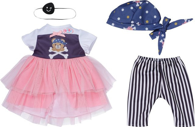 Zapf Creation BABY born Piratenmädchen-Outfit Puppenzubehör 43cm - Bild 1