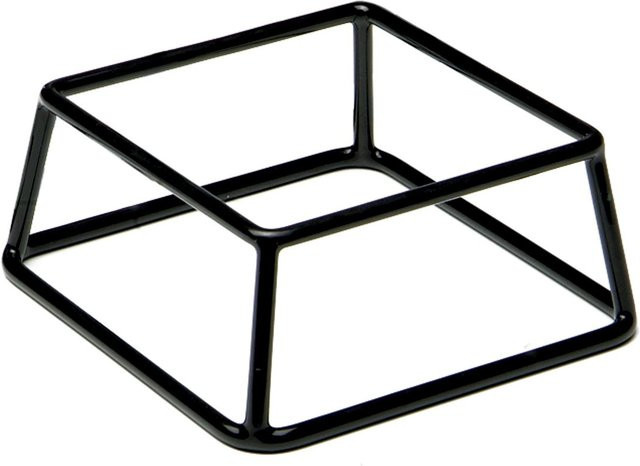 APS Buffetständer MULTI aus Metall, quadratisch, schwarz, B/T/H: 18 x 18 x 8 cm - Bild 1