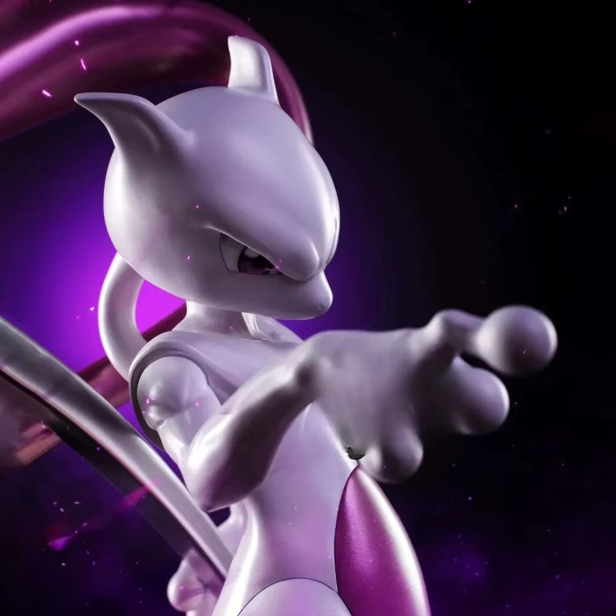Potdemiel Mewtwo Pokémon Actionfigur, Einzelfigur, lila - Bild 4