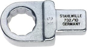 Stahlwille Ring-Einsteckwerkzeug SW 13 mm mit Werkzeugaufnahme 9 x 12 mm in Silber - Bild 1