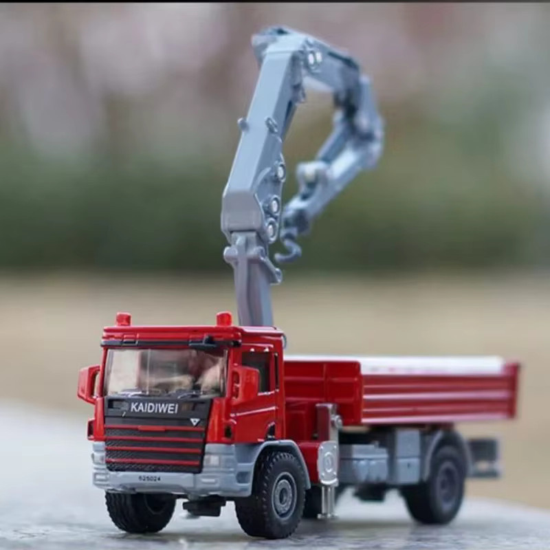 CONUSEA LKW-Montierter Kran Transportkipper, Modellauto, 1:50, Metall - Bild 2