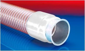 Norres Bördelrohr CONNECT 243 FOOD transparent für Innendurchmesser 200 mm und Schlauch 356 mm - Bild 1