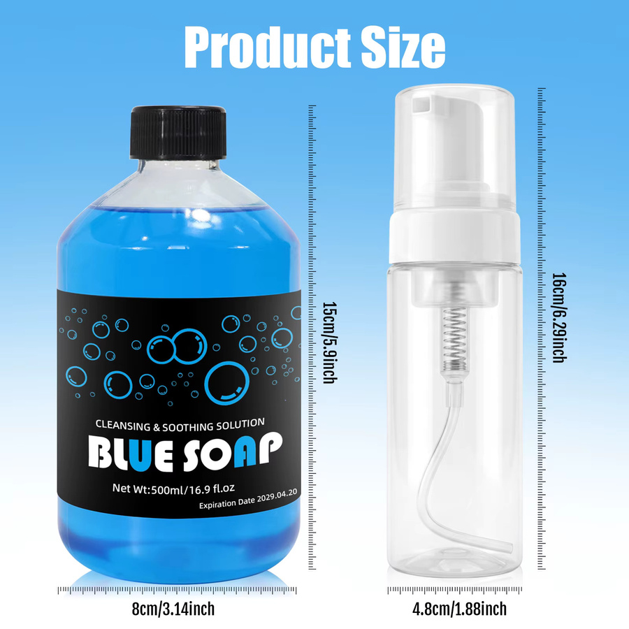 Tattoo-Blau-Seife, 500 ml - Bild 2