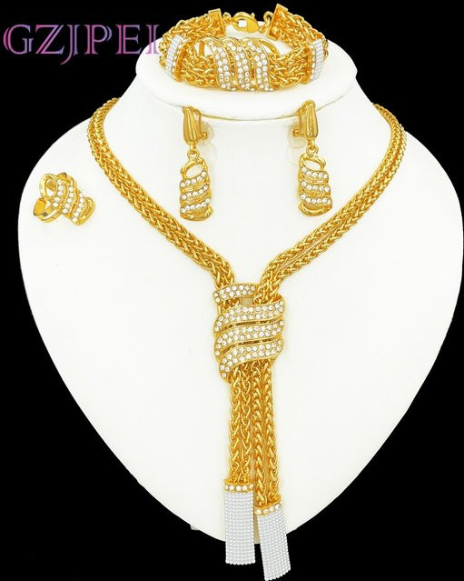 GZJPEI Design Schmuckset, 750 Gold, Zirkonia, Damen - Bild 1