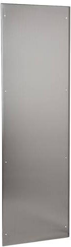 Schneider Electric NSY2SPX184 Kleinverteilerzubehör 2 Seitenwände aus Edelstahl 304L in Silber mit Scotch Brite Oberfläche, B/T: 180 x 40 cm - Bild 1