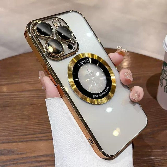 Magnetische Silikon Handyhülle von Yiran Bag für iPhone 13, 14, 15 Pro, Pro Max, Plus und Mini in Schwarz - Bild 1