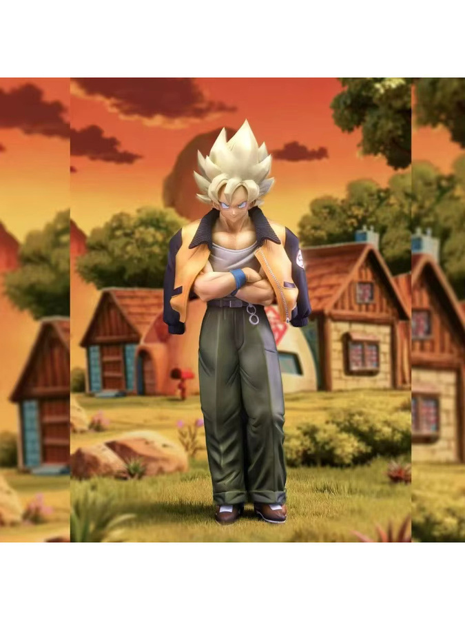 VF Studio Dragon Ball Son Goku Super Saiyan Actionfigur, 30cm - Bild 4