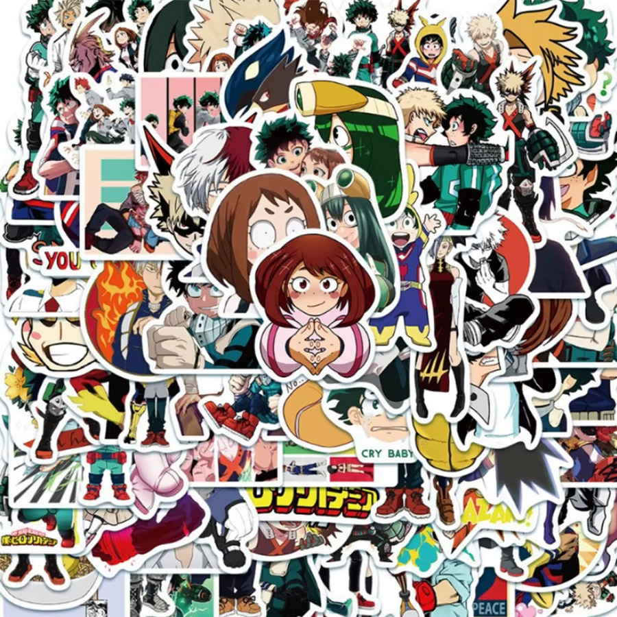Bandai My Hero Academy Graffiti-Aufkleber, Bunt / Mehrfarbig - Bild 2
